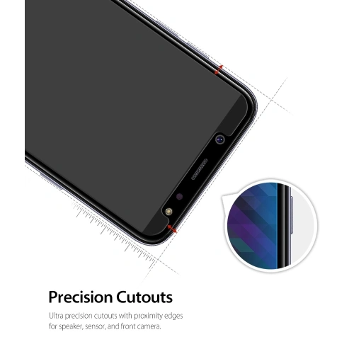 Kup Hartglas-Set Ringke ID Glass Samsung Galaxy A6 2018 0.33mm 3er-Pack - RGK709 - {ean13} - Sklep Home Screen