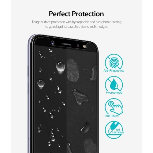 Kup Hartglas-Set Ringke ID Glass Samsung Galaxy A6 2018 0.33mm 3er-Pack - RGK709 - {ean13} - Sklep Home Screen