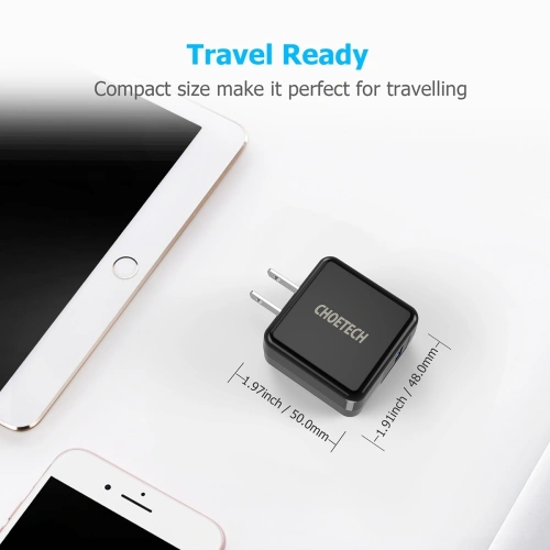 Kup Încărcător de perete Choetech Wall Charger QC3 - CHT003 - {ean13} - Sklep Home Screen