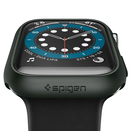 Kup Etui Spigen Thin Fit Apple Watch 4/5/6/7/8/9/SE 44/45mm Katonai Zöld - SPN1568GRN - {ean13} - Sklep Home Screen