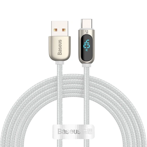 Kup Baseus USB zu USB-C Kabel Display, 5A, 40W, 2m (weiß) - BSU2082WHT - {ean13} - Sklep Home Screen