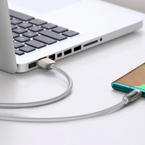 Kup Baseus USB zu USB-C Kabel Display, 5A, 40W, 2m (weiß) - BSU2082WHT - {ean13} - Sklep Home Screen