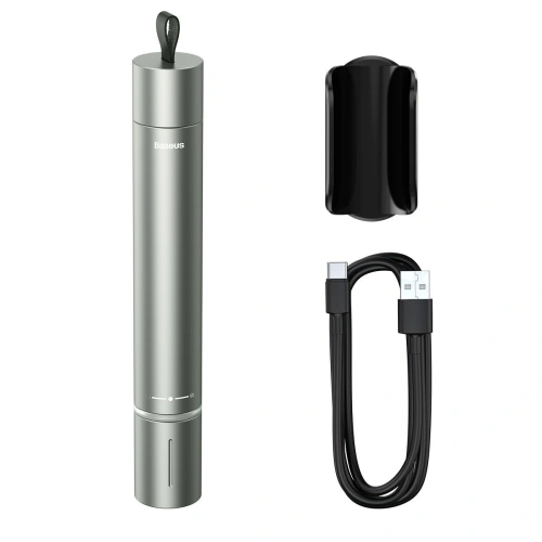 Kup Accesoriu auto 2 în 1 Baseus, ciocan pentru geamuri + lanternă (gri) - BSU2086GRY - {ean13} - Sklep Home Screen