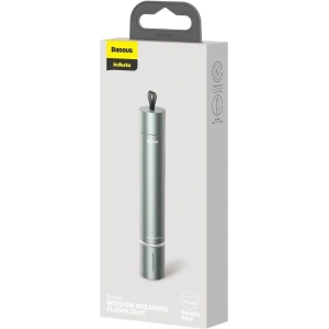 Baseus Sharp Tool Safety Hammer (Window-breaking + Flashlight) Grey