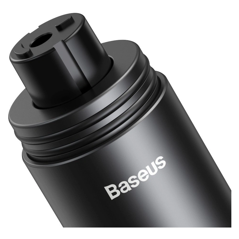 Akcesorium samochodowe 2w1 Baseus, młotek do szyb + latarka (czarne)