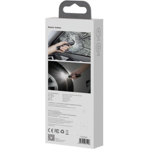 Baseus Sharp Tool Safety Hammer (Window-breaking + Flashlight) Black