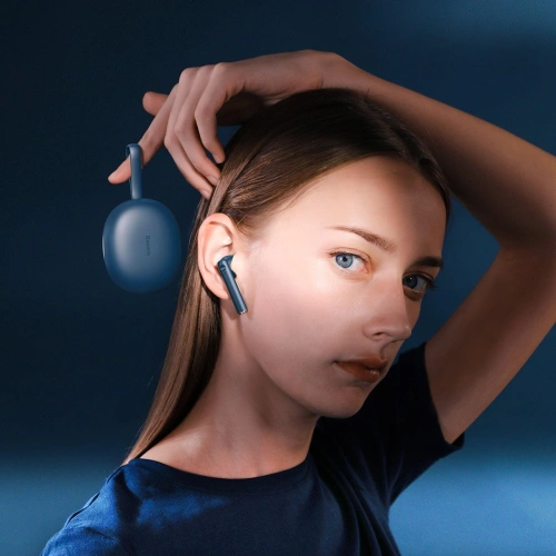 Kup Căști TWS Baseus Encok W05, Bluetooth 5.0 (albastre) - BSU2092BLU - {ean13} - Sklep Home Screen