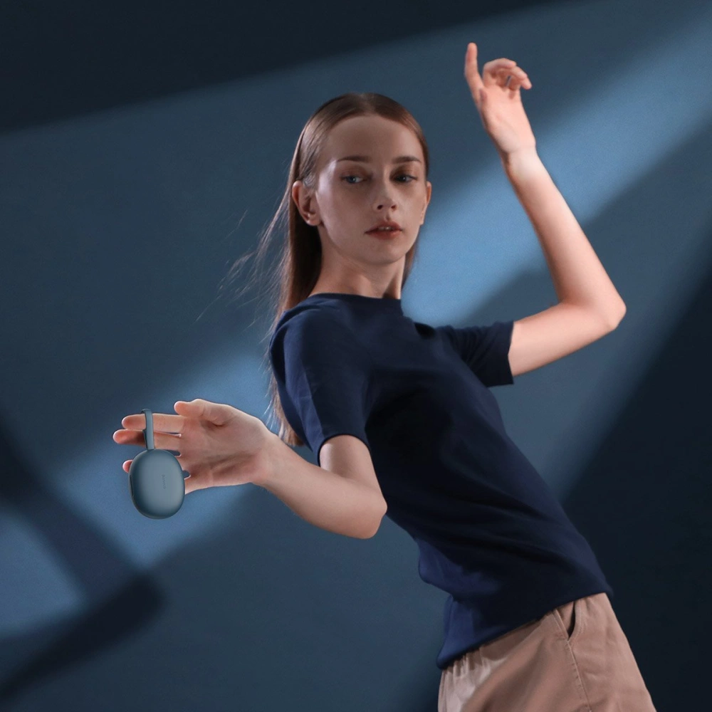 Słuchawki TWS Baseus Encok W05, Bluetooth 5.0 (niebieskie)