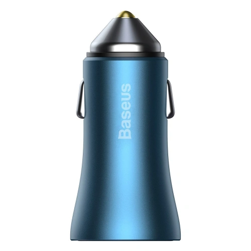 Kup Baseus Autoladegerät Golden Contactor Pro, USB + USB-C, QC4.0+, PD, SCP, 40W (blau) - BSU2094BLU - {ean13} - Sklep Home Screen