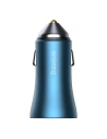 Buy Baseus Golden Contactor Pro car charger, USB + USB-C, QC4.0+, PD, SCP, 40W (blue) - BSU2094BLU - {ean13} - Home Screen Store Europe