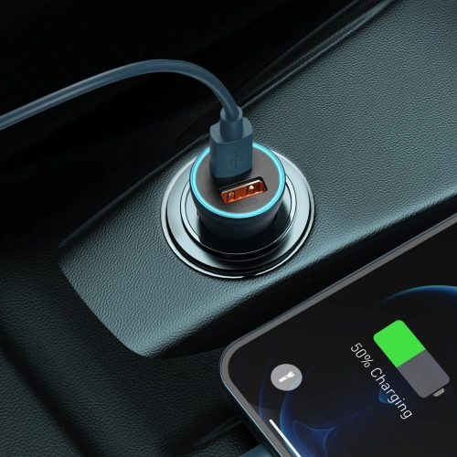 Kup Încărcător auto Baseus Golden Contactor Pro, USB + USB-C, QC4.0+, PD, SCP, 40W (albastru) - BSU2094BLU - {ean13} - Sklep Home Screen