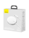 Buy Baseus Simple Mini magnetic induction wireless charger, MagSafe, 15W (white) - BSU2096WHT - {ean13} - Home Screen Store Europe