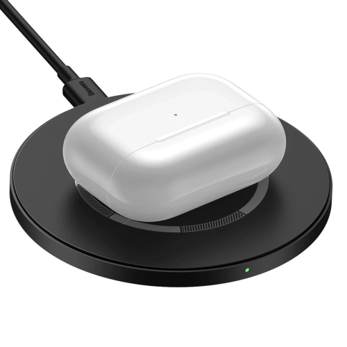Kup Bezdrátová indukční nabíječka s magnetem Baseus Simple 15W (černá) - BSU2097BLK - {ean13} - Sklep Home Screen
