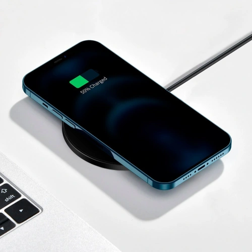 Kup Bezdrátová indukční nabíječka s magnetem Baseus Simple 15W (černá) - BSU2097BLK - {ean13} - Sklep Home Screen