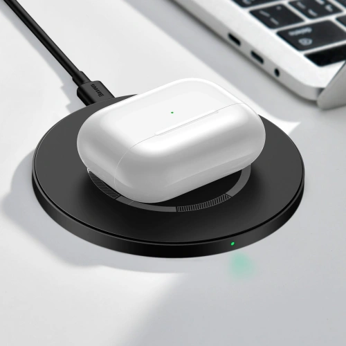 Kup Bezdrátová indukční nabíječka s magnetem Baseus Simple 15W (černá) - BSU2097BLK - {ean13} - Sklep Home Screen