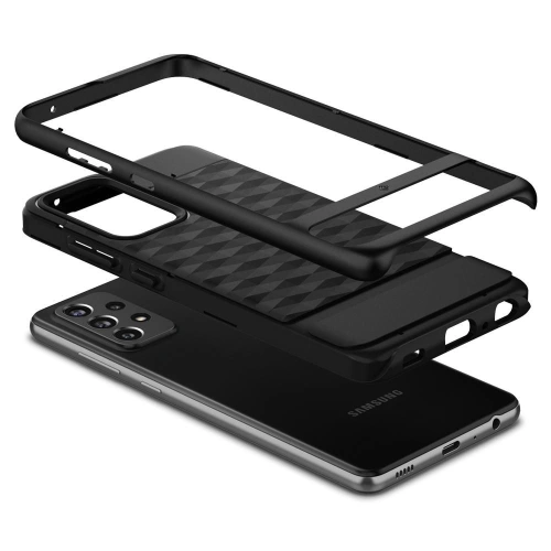Kup Caseology Samsung Tasche Parallax Galaxy A72 Mattschwarz - CSL004BLK - {ean13} - Sklep Home Screen
