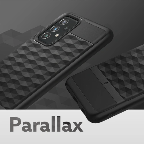 Kup Caseology Samsung Tasche Parallax Galaxy A72 Mattschwarz - CSL004BLK - {ean13} - Sklep Home Screen