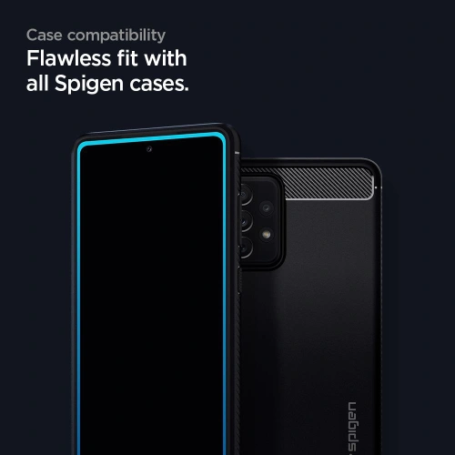 Kup Sklo tvrzené Spigen GLAS.tR AlignMaster Samsung Galaxy A72 černé - SPN1571BLK - {ean13} - Sklep Home Screen