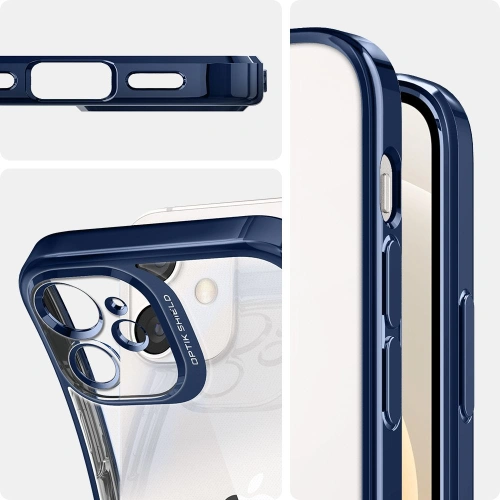 Kup Etui Spigen Optik Crystal Apple iPhone 12 mini Chrome Blue - SPN1573BLU - {ean13} - Sklep Home Screen