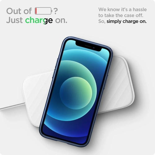 Kup Spigen Apple Case Optik Crystal iPhone 12 mini Chrom Blau - SPN1573BLU - {ean13} - Sklep Home Screen