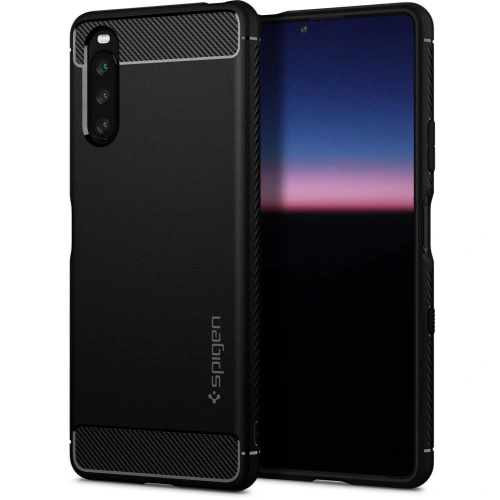 Kup Etui Spigen Rugged Armor Sony Xperia 10 III Matt Fekete - SPN1575BLK - {ean13} - Sklep Home Screen