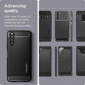 Etui Spigen Rugged Armor Sony Xperia 10 III Matná Černá