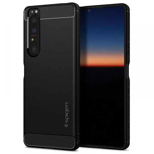 Kup Etui Spigen Rugged Armor Sony Xperia 1 III Matná Černá - SPN1576BLK - {ean13} - Sklep Home Screen