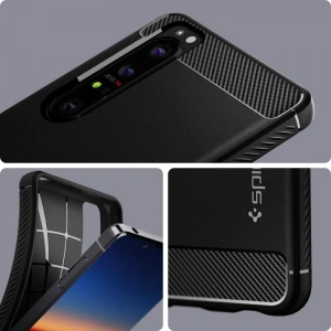 Kup Etui Spigen Rugged Armor Sony Xperia 1 III Matte Black - SPN1576BLK - {ean13} - Sklep Home Screen