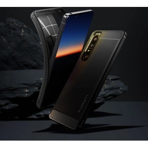 Kup Etui Spigen Rugged Armor Sony Xperia 1 III Matte Black - SPN1576BLK - {ean13} - Sklep Home Screen