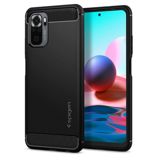 Kup Etui Spigen Rugged Armor Redmi Note 10/10S Matně černé - SPN1577BLK - {ean13} - Sklep Home Screen
