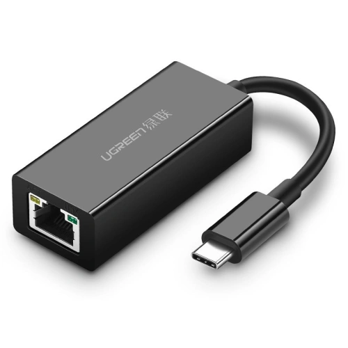 Kup UGREEN cardă de rețea externă USB Tip C 1000Mbps Gigabit USB Tip C 3.1 Thunderbolt 3 neagră (50307) - UGR667BLK - {ean13} - Sklep Home Screen