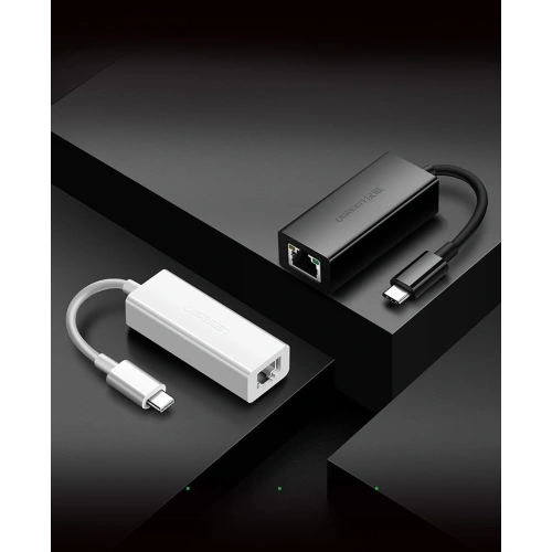 Kup UGREEN cardă de rețea externă USB Tip C 1000Mbps Gigabit USB Tip C 3.1 Thunderbolt 3 neagră (50307) - UGR667BLK - {ean13} - Sklep Home Screen