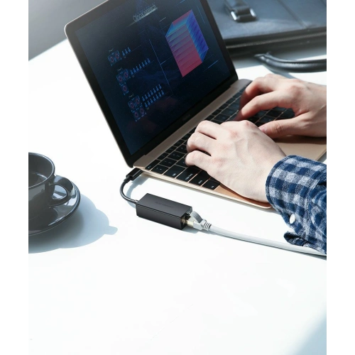 Kup UGREEN zewnętrzna karta sieciowa USB Typ C 1000Mbps Gigabit USB Typ C 3.1 Thunderbolt 3 czarny (50307) - UGR667BLK - {ean13} - Sklep Home Screen