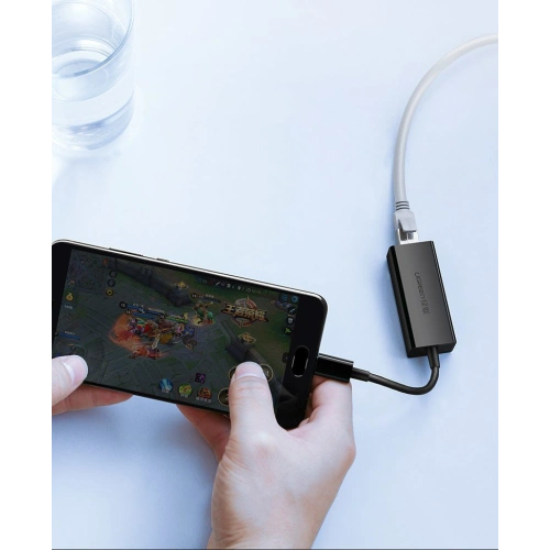 Kup UGREEN zewnętrzna karta sieciowa USB Typ C 1000Mbps Gigabit USB Typ C 3.1 Thunderbolt 3 czarny (50307) - UGR667BLK - {ean13} - Sklep Home Screen
