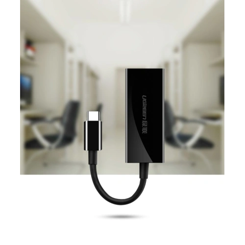 Kup UGREEN cardă de rețea externă USB Tip C 1000Mbps Gigabit USB Tip C 3.1 Thunderbolt 3 neagră (50307) - UGR667BLK - {ean13} - Sklep Home Screen