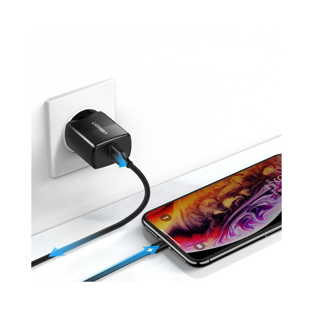 UGREEN ładowarka sieciowa USB 2,1A biały (50460)