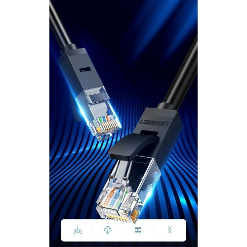 Kup UGREEN Netzwerkkabel Ethernet-Patchkabel RJ45 Cat 6 UTP 1000Mbps 20m schwarz (20166) - UGR673BLK - {ean13} - Sklep Home Screen