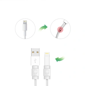 Kup UGREEN 6x osłona zabezpieczenie oryginalnego kabla Lightning biały (40705) - UGR676WHT - {ean13} - Sklep Home Screen