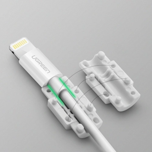 Kup UGREEN 6x capac de protecție pentru cablul Lightning original alb (40705) - UGR676WHT - {ean13} - Sklep Home Screen
