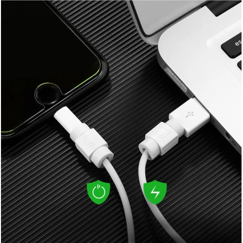 Kup UGREEN 6x osłona zabezpieczenie oryginalnego kabla Lightning biały (40705) - UGR676WHT - {ean13} - Sklep Home Screen