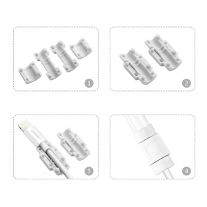 Kup UGREEN 6x osłona zabezpieczenie oryginalnego kabla Lightning biały (40705) - UGR676WHT - {ean13} - Sklep Home Screen