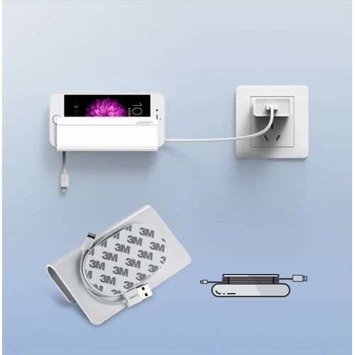 Kup UGREEN suport de perete pentru încărcarea smartphone-ului, alb (30394) - UGR677WHT - {ean13} - Sklep Home Screen