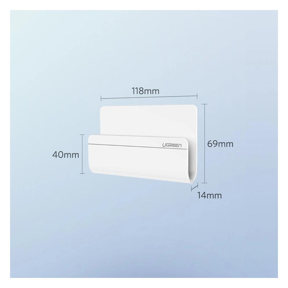 UGREEN uchwyt ścienny podstawka na smartfona do ładowania biały (30394)