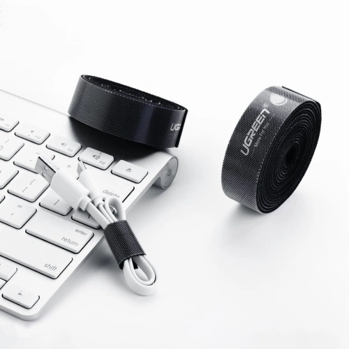 Kup UGREEN bandă velcro organizator cabluri 5m negru (40356) - UGR678BLK - {ean13} - Sklep Home Screen