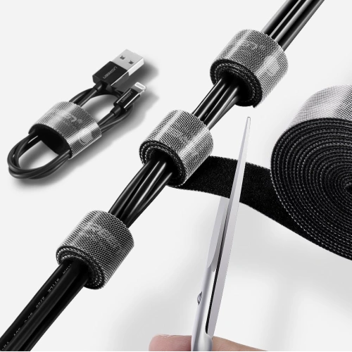 Kup UGREEN Klettband-Kabelbinder 5m schwarz (40356) - UGR678BLK - {ean13} - Sklep Home Screen