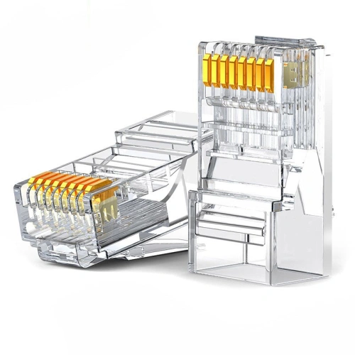 Kup UGREEN 10x conector RJ45 8P8C Cat 6 transparent (50961) - UGR685CL - {ean13} - Sklep Home Screen
