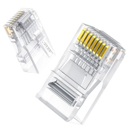 Kup UGREEN 10x conector RJ45 8P8C Cat 6 transparent (50961) - UGR685CL - {ean13} - Sklep Home Screen