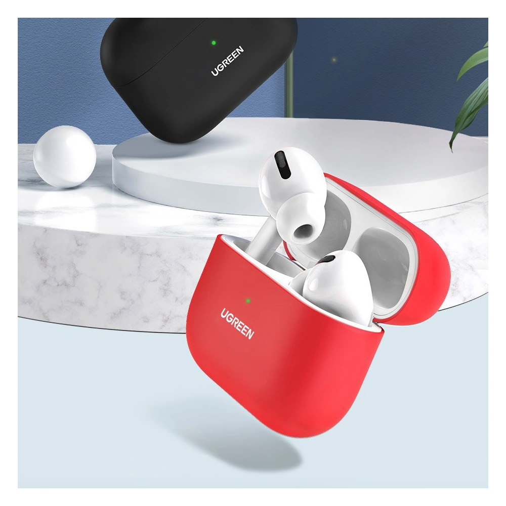 UGREEN silikonowe etui case na słuchawki Apple AirPods Pro czarny (80513)