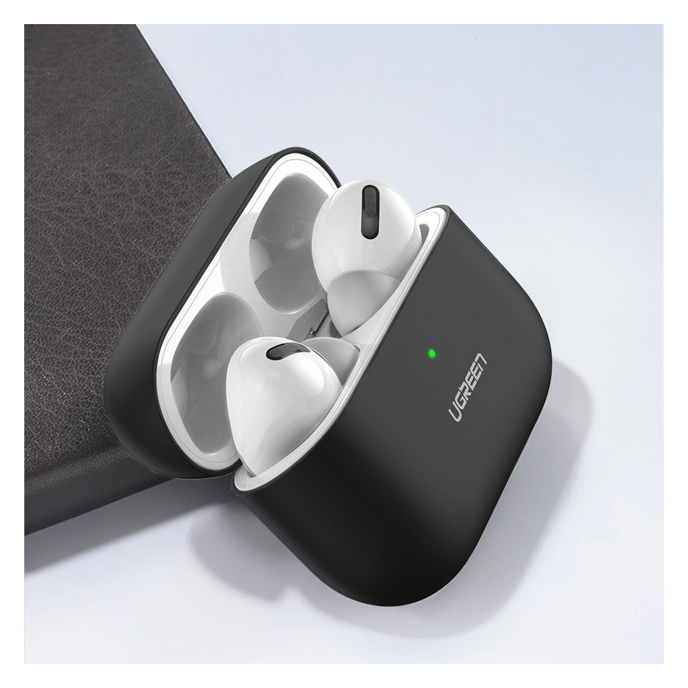 UGREEN silikonowe etui case na słuchawki Apple AirPods Pro czarny (80513)