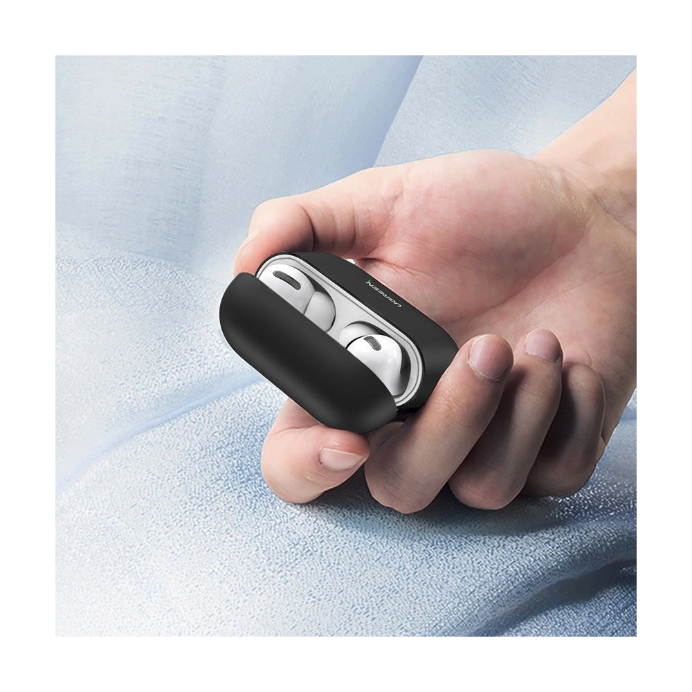 UGREEN silikonowe etui case na słuchawki Apple AirPods Pro czarny (80513)